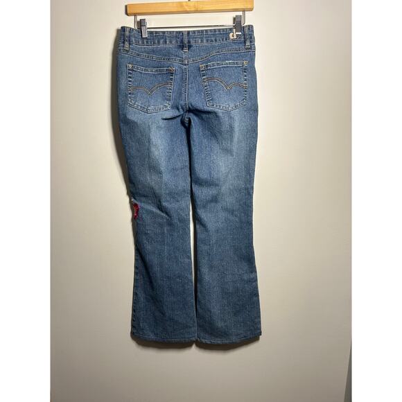 D Jeans Embroidered Floral  Size 6 - Picture 8 of 8